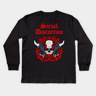 Social Distortion Hard Times and Nursery Rhymes Kids Long Sleeve T-Shirt